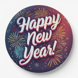 Happy New Year Pappteller