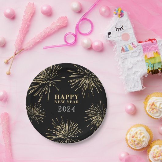 Happy New Year Pappteller (Party)