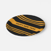 Happy New Year Pappteller (Schrägansicht)