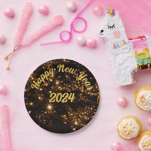 Happy New Year Pappteller (Party)