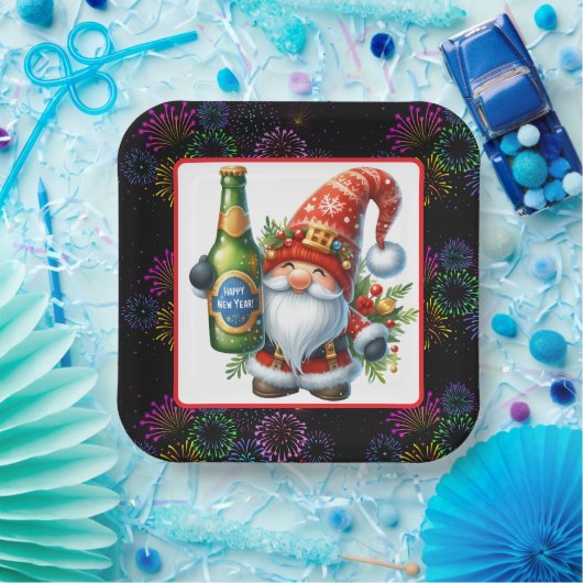 Happy New Year  Pappteller (Party)