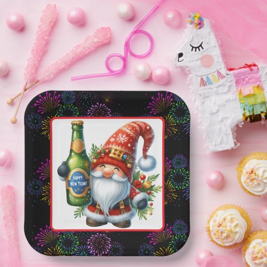 Happy New Year Pappteller (Party)