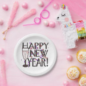 Happy New Year Pappteller (Party)