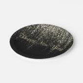 Happy New Year Pappteller (Schrägansicht)