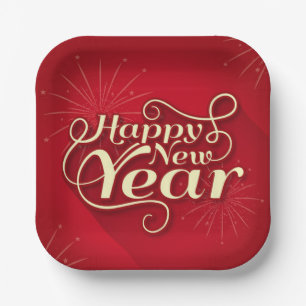 Happy New Year Pappteller