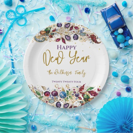 Happy New Year Pappteller (Party)