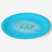 Happy New Year Pappteller (Schrägansicht)