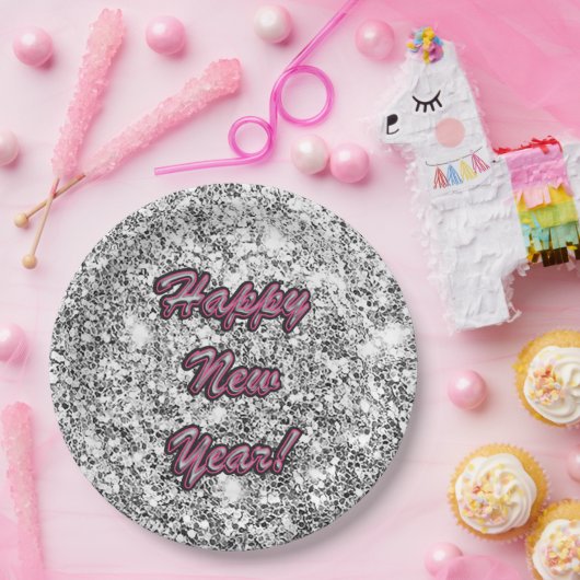 Happy New Year Pappteller (Party)