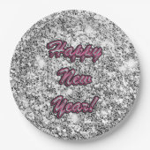 Happy New Year Pappteller (Vorderseite)