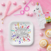 Happy new year pappteller (Party)