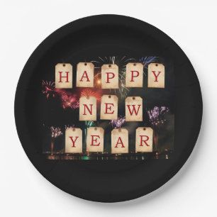 Happy New Year Pappteller