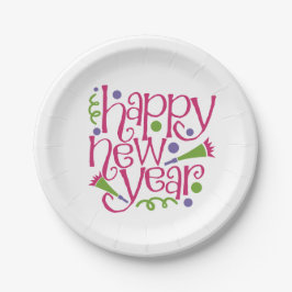 Happy New Year Pappteller