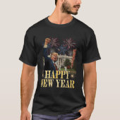 Happy New Year Party 2025 Trump 2024 Nehmen Amerik T-Shirt (Vorderseite)