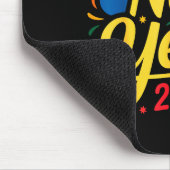 Happy New Year Party 2026 Ballon Family Matching M Mousepad (Ecke)