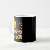 Happy New Year Party 2026 Balloon Family Matching Kaffeetasse (Vorderseite Links)