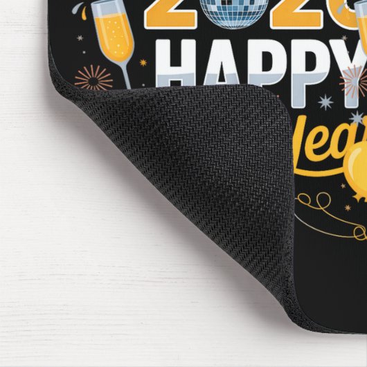 Happy New Year Party 2026 Balloon Family Matching Mousepad (Ecke)