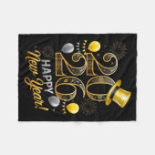 Happy New Year Party 2026 Family Matching Balloon Fleecedecke (Vorderseite (Horizontal))