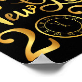 Happy New Year Party 2026 Family Matching Poster (Ecke)