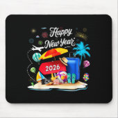 Happy New Year Party 2026 Family Matching Vacation Mousepad (Vorne)