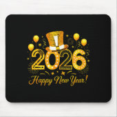 Happy New Year Party 2026 Fireworks Family Matchin Mousepad (Vorne)