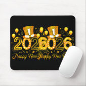 Happy New Year Party 2026 Fireworks Family Matchin Mousepad (Mit Mouse)