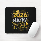 Happy New Year Party 2026 Fireworks Family Matchin Mousepad (Mit Mouse)