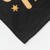 Happy New Year Party 2026 Funny Balloon Family Mat Fleecedecke (Ecke)