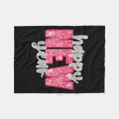 Happy New Year Party 2026 Nye Funny Family Matchin Fleecedecke (Vorderseite (Horizontal))