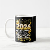 Happy New Year Party 2026 Nye Funny Family Matchin Kaffeetasse (Links)