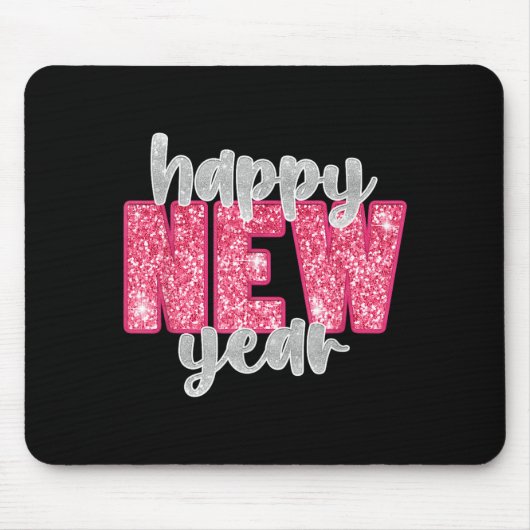 Happy New Year Party 2026 Nye Funny Family Matchin Mousepad (Vorne)