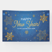 Happy New Year party backdrop Banner (Horizontal)