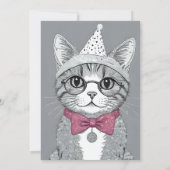 Happy New Year Party - Cat in Disguage (Rückseite)