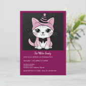 Happy New Year Party - Cat in Disguage (Stehend Vorderseite)