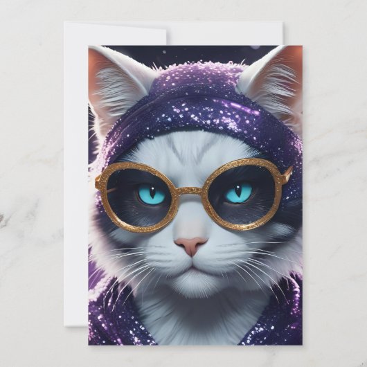 Happy New Year Party - Cat in Disguage (Rückseite)