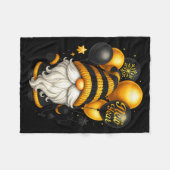 Happy New Year Party New Years Eve 2026 Gnome Love Fleecedecke (Vorderseite (Horizontal))