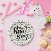 Happy New Year Party Paper Plate Pappteller (Party)