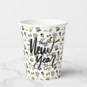 Happy New Year Party Pappbecher (Vorderseite)