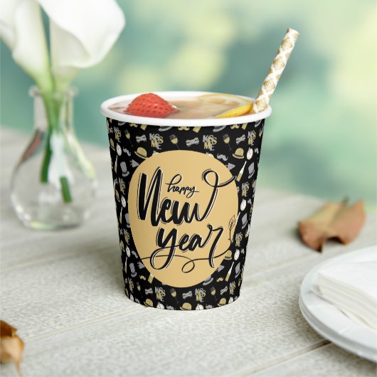 Happy New Year Party Pappbecher (In Situ)