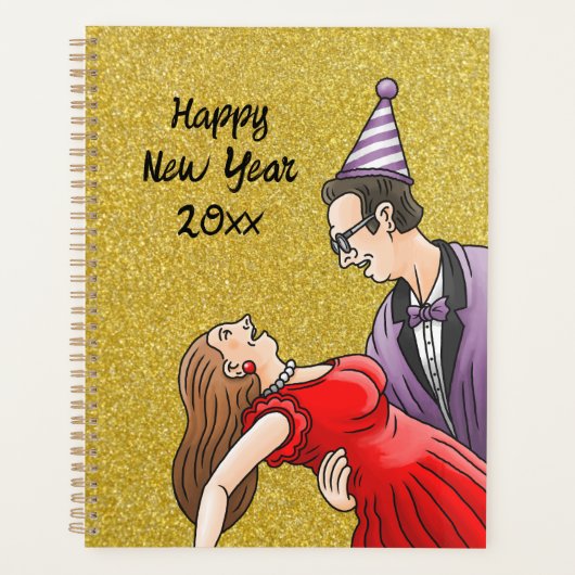 Happy New Year Party Planer (Vorderseite)