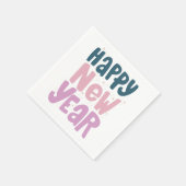 Happy New Year Party Sparkle Paper Napkin Serviette (Ecke)