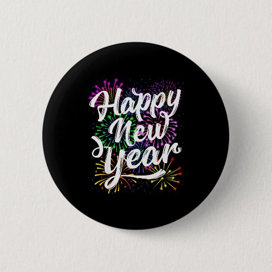 Happy New Year Party Supplies 2026 Family Matching Button (Vorderseite)
