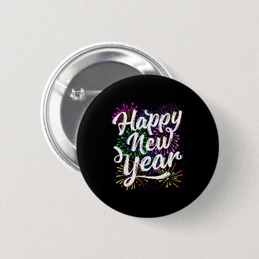 Happy New Year Party Supplies 2026 Family Matching Button (Vorne & Hinten)