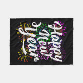 Happy New Year Party Supplies 2026 Family Matching Fleecedecke (Vorderseite (Horizontal))