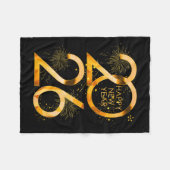 Happy New Year Party Supplies 2026 Family Matching Fleecedecke (Vorderseite (Horizontal))