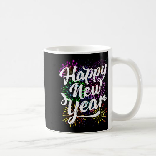 Happy New Year Party Supplies 2026 Family Matching Kaffeetasse (Rechts)