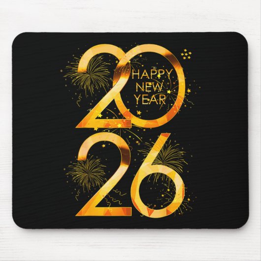 Happy New Year Party Supplies 2026 Family Matching Mousepad (Vorne)
