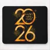 Happy New Year Party Supplies 2026 Family Matching Mousepad (Vorne)