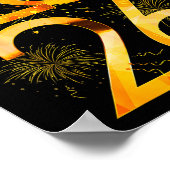 Happy New Year Party Supplies 2026 Family Matching Poster (Ecke)