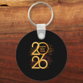 Happy New Year Party Supplies 2026 Family Matching Schlüsselanhänger (Vorderseite)