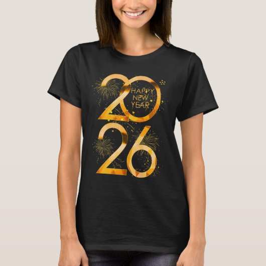 Happy New Year Party Supplies 2026 Family Matching T-Shirt (Vorderseite)